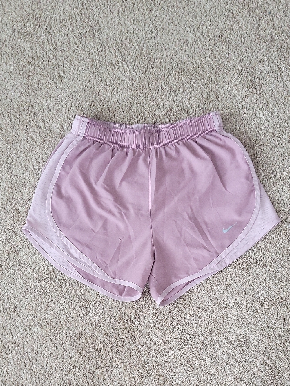Nike Dri-Fit Light Mauve Pink Athletic Running Shorts